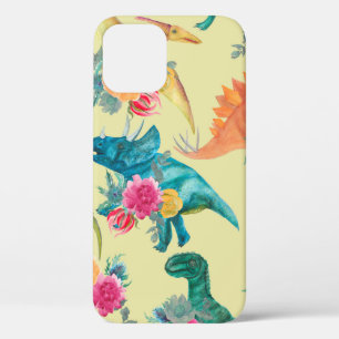 Case-Mate iPhone Case Motif de dinosaures à l'aquarelle. ba sans mer