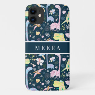 Case-Mate iPhone Case Motif de dinosaures de dessin animé mignon Nom Ble