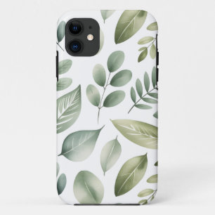 Case-Mate iPhone Case Motif de feuille à l'aquarelle