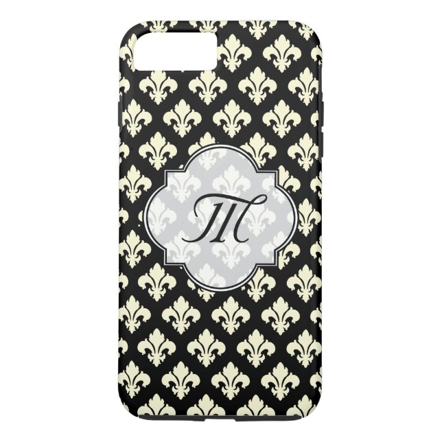 Coques Case-Mate iPhone Motif de Fleur de lis (Dos)