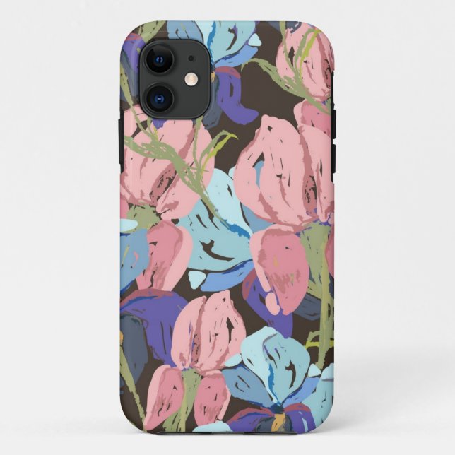 Coques Case-Mate iPhone Motif de fleurs (Dos)