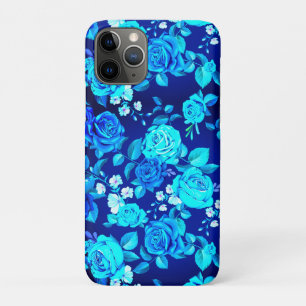 Case-Mate iPhone Case Motif de fleurs de rose bleue classique-87600