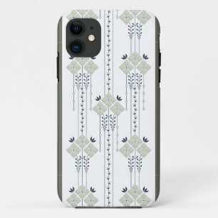 Case-Mate iPhone Case motif de fleurs et de boucles karo