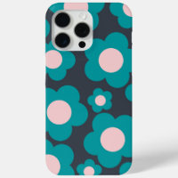 Motif de fleurs hippie rose pâle