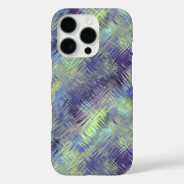 Coques iPhone 16 Pro Motif de fluides bleu tanzanite