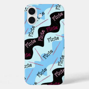 Coques iPhone 16 Plus Motif de flute rose