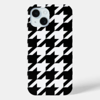 motif de fond blanc et noir géométrique chic