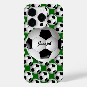 Coque Pour iPhone 14 Pro Motif de football personnalisé