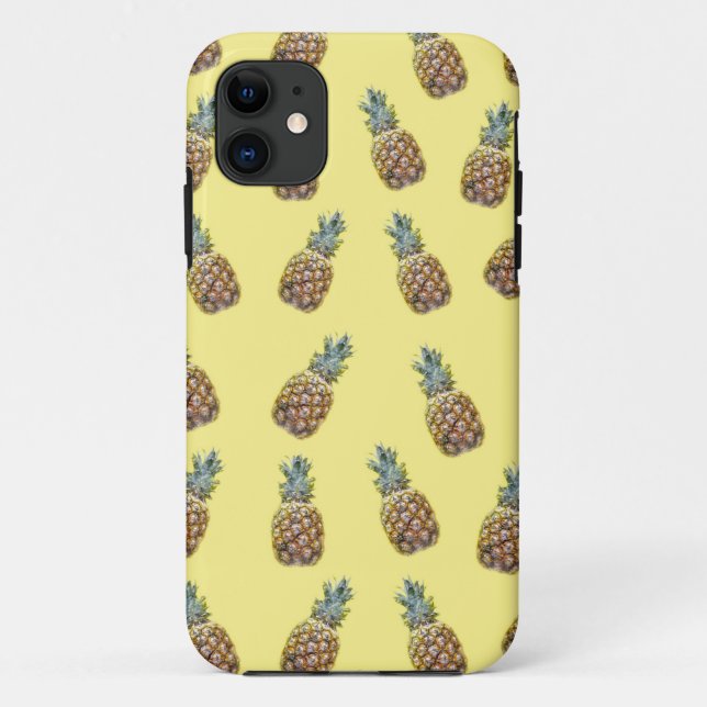 Coques Case-Mate iPhone Motif de fruits d'ananas (Dos)