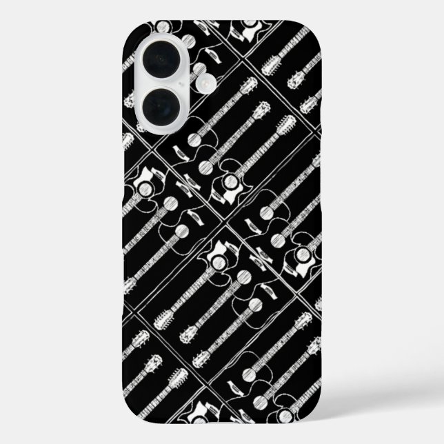 Coques Case-Mate iPhone Motif de guitares (Verso)