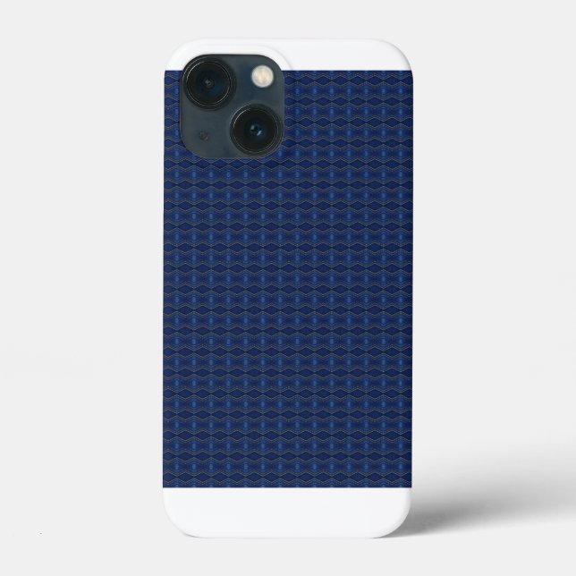 Coques Case-Mate iPhone motif de jeans bleu (Verso)