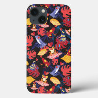 Motif De La Grenouille Amoureuse