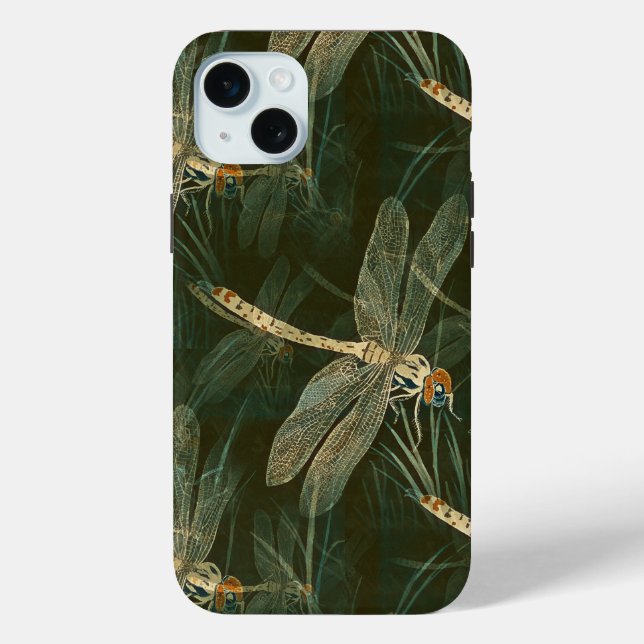 Coques Case-Mate iPhone Motif de libellules majestueux (Verso)