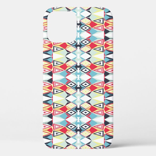 Coques Case-Mate iPhone Motif de ligne tribale géométrique Abstrait (Verso)