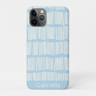Case-Mate iPhone Case Motif de lignes Abstraites modernes en bleu Person