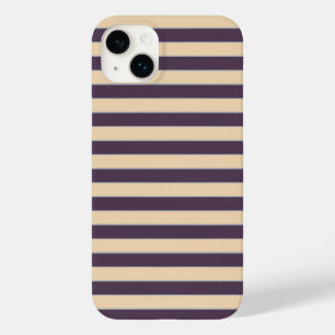 Coque Pour iPhone 14 Plus Motif de lignes violettes et roses rousses