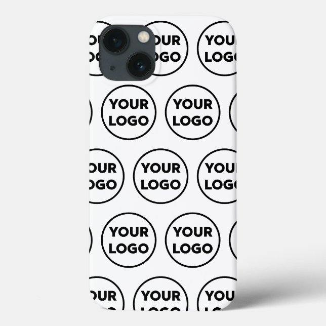 Coques Case-Mate iPhone Motif de logo d'entreprise personnalisé (Verso)