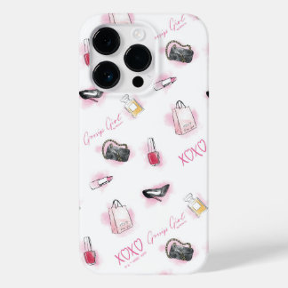 Coque Pour iPhone 14 Pro Motif de maquillage pour filles Gossip