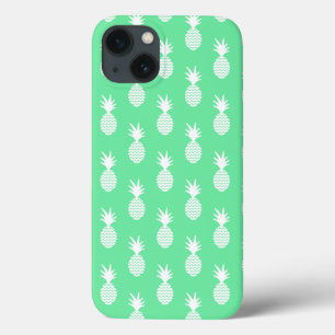 Etui iPhone 13 Motif de menthe d'ananas