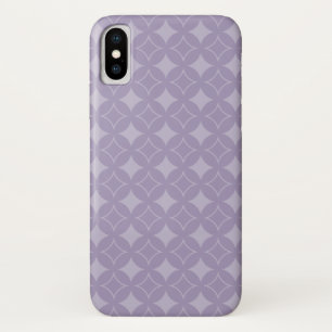 Coque iPhone X Motif de navire lavande