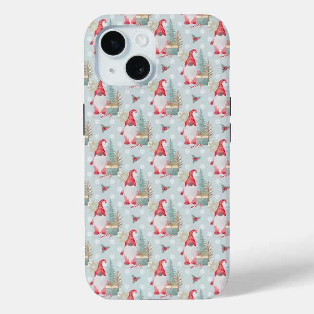 Coques Case-Mate iPhone Motif de Noël Gnome (Verso)