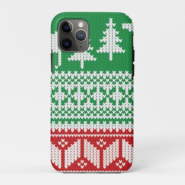 Coques Case-Mate iPhone Motif de Noël Jumper (Dos)