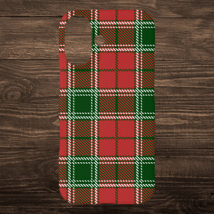 Coques iPhone 16 Motif de Noël rouge et vert