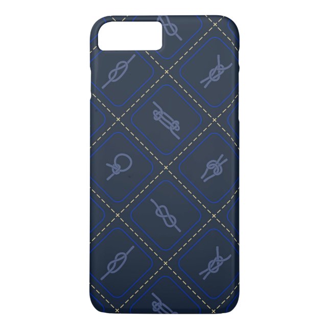 Coques Case-Mate iPhone Motif de noeud nautique de corde (Dos)