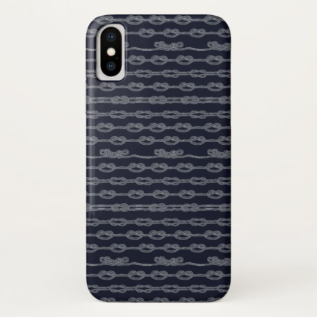 Coques Case-Mate iPhone Motif de noeuds marin (Dos)