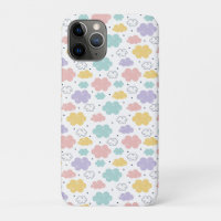 Motif de nuages Pastel Kawaii