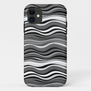 Case-Mate iPhone Case Motif de ondulations monochromes