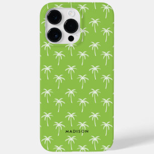 Coque Pour Pour iPhone 14 Pro Max Motif de palmiers verts