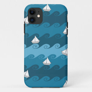 Coques Pour iPhone Motif de papier de bateaux
