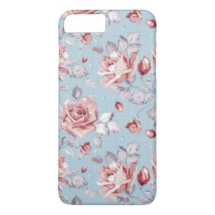Coques Pour iPhone Motif de papier peint d'élégance des roses roses 2