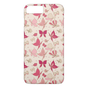 Coque iPhone 7 Plus motif de papillon 2