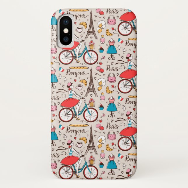 Coques Case-Mate iPhone Motif de Paris France (Dos)