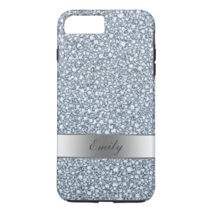 Coque iPhone 8 Plus/7 Plus Motif de Parties scintillant de diamants croisés g