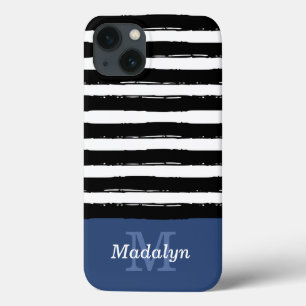 Case-Mate iPhone Case Motif de peinture noire avec Monogram Cas de marin