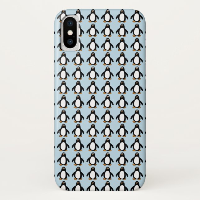 Coques Case-Mate iPhone Motif de pingouin (Dos)