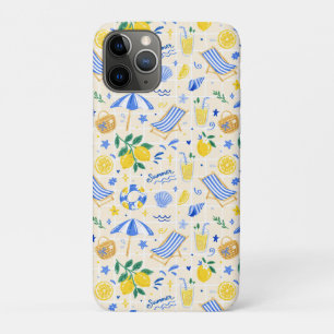 Case-Mate iPhone Case Motif de plage au citron d'été italien