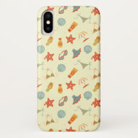 Motif de plage d'été