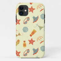 Motif de plage d'été