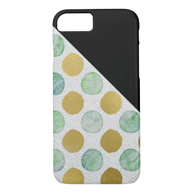Coques Case-Mate iPhone Motif de point Polka parties scintillant (Dos)