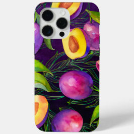 Coque iPhone 15 Pro Max Motif de prune violette