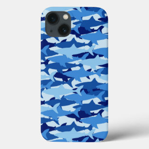 iPhone 13 Case Motif de requin bleu