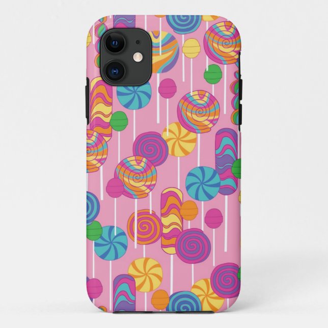 Coques Case-Mate iPhone Motif de sucrerie de lucettes (Dos)