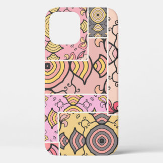 Case-Mate iPhone Case motif de surface composée patchwork vintage. Décor