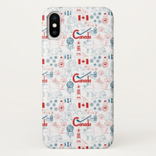 Coques Pour iPhone Motif de symboles du Canada  