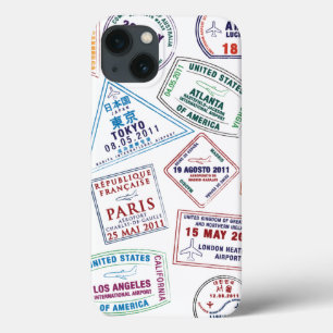 Case-Mate iPhone Case Motif de tampon de passeport Imprimer