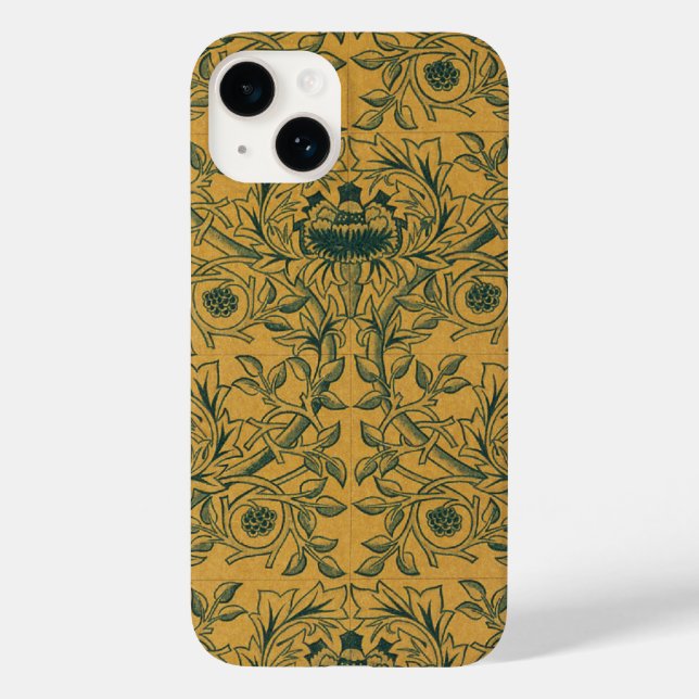 Coques Case-Mate iPhone Motif de textile floral victorien William Morris (Verso)